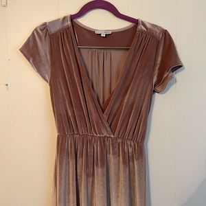 Small Mauve Pink Baltic Born Velvet Dress